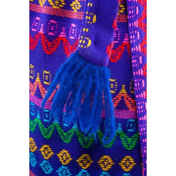 Vintage Maxi Skirt 1970's Saks Fifth Avenue The Young Circle Woven Brilliant Col - Picture 2 of 10